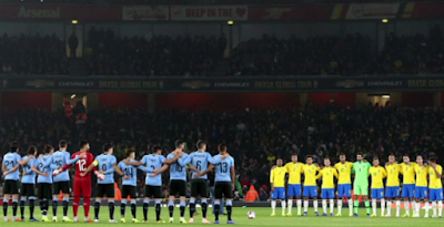 Brasil vence Uruguai em Londres e segue 100% pós-Copa Itiruçu Notícias