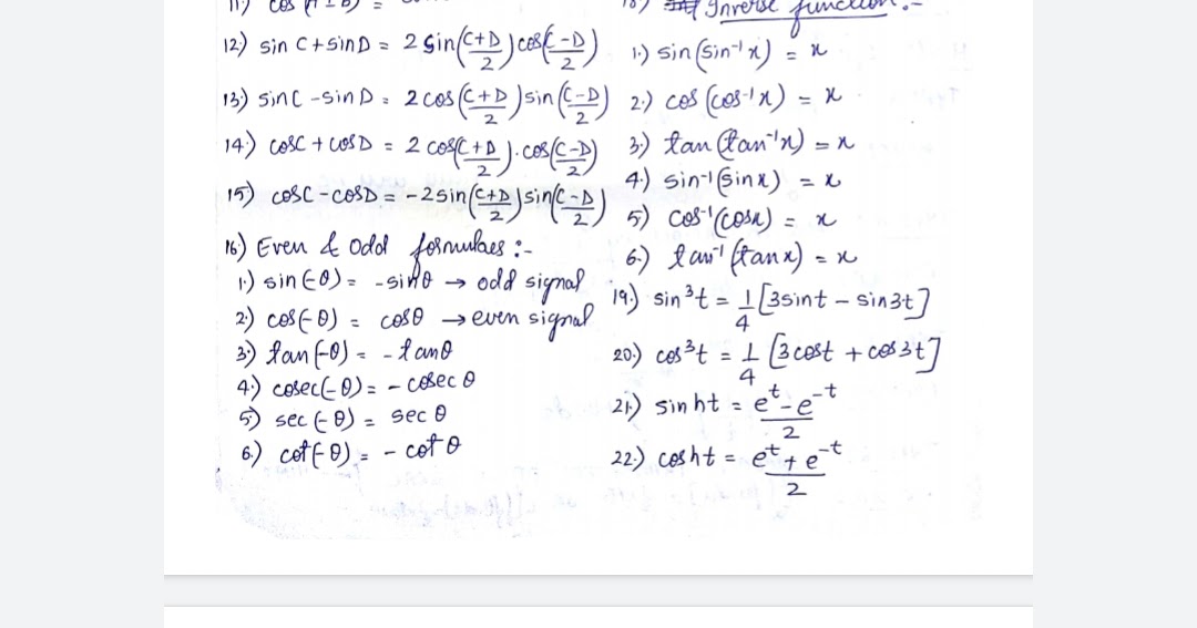 M3 Formula List All Modules.