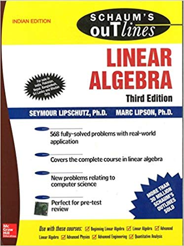 schaum series linear algebra solved problems pdf