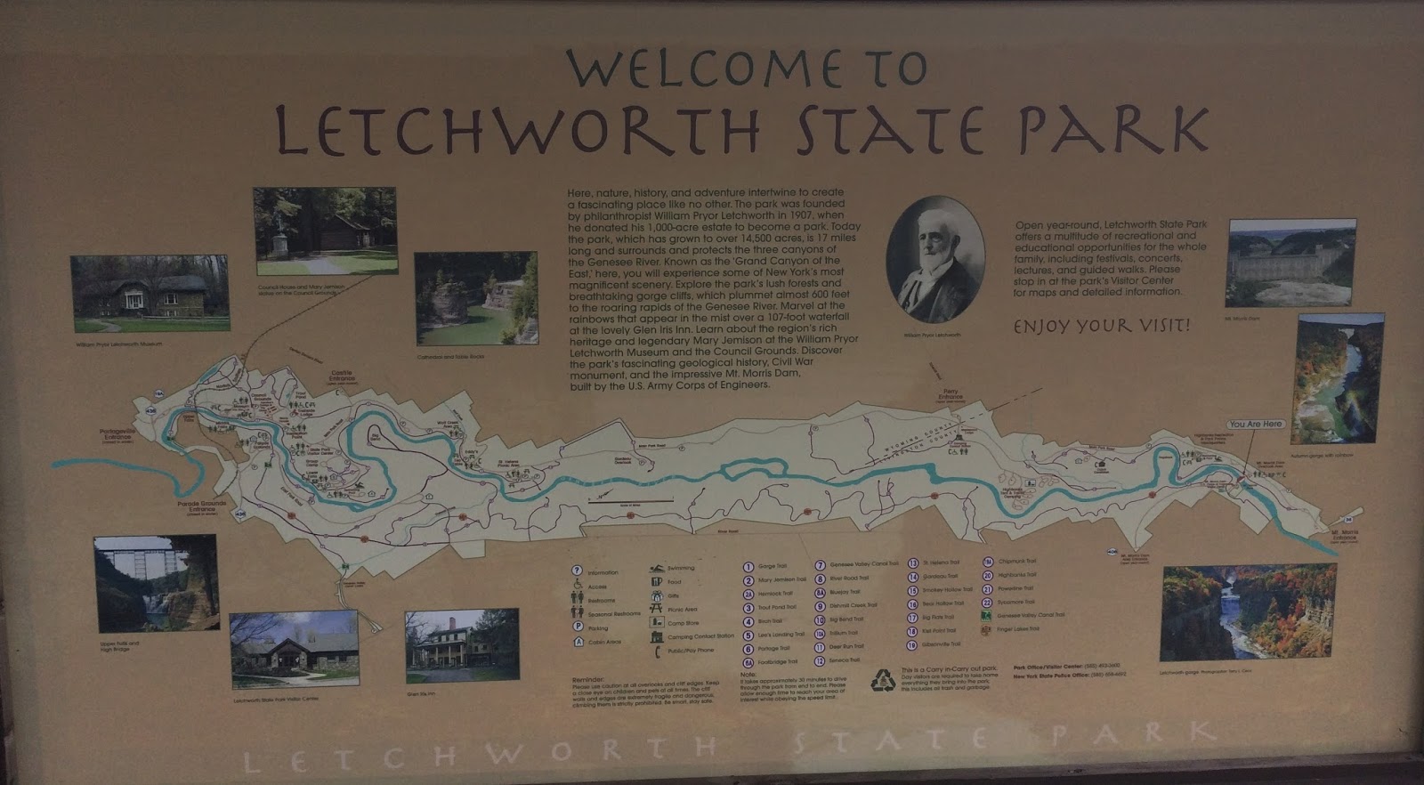 Letchworth State Park Campground Map