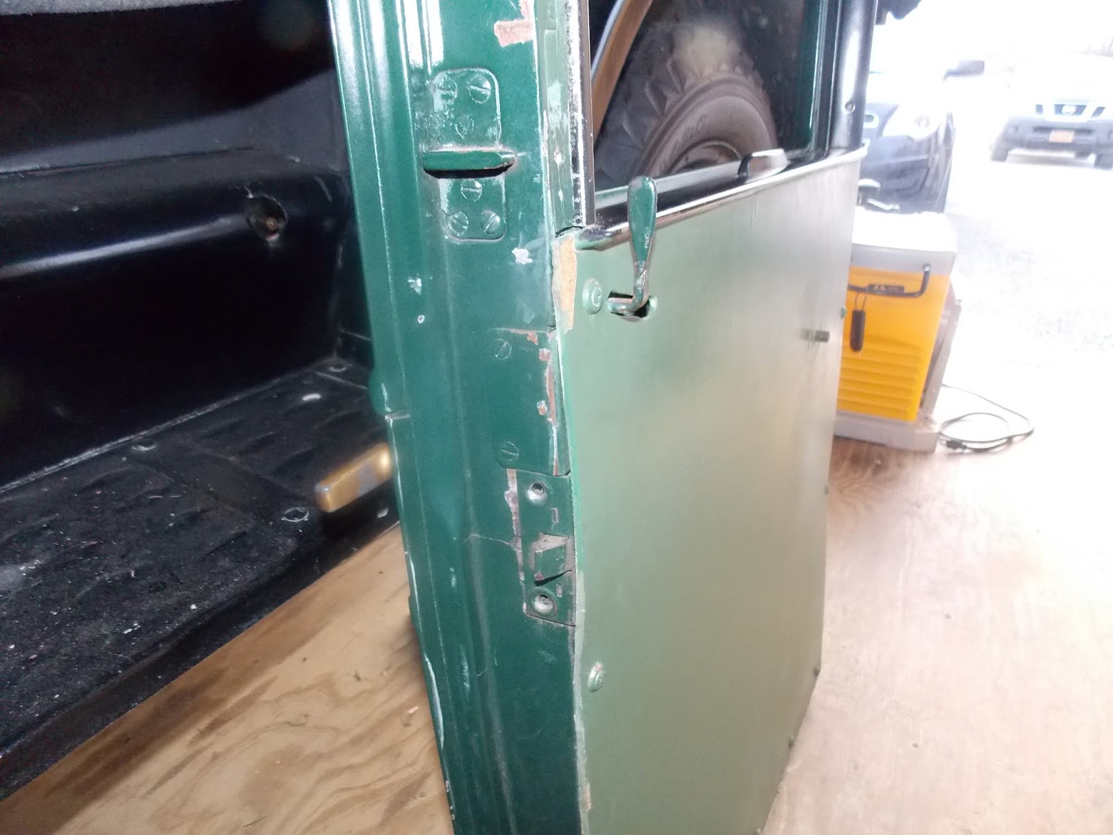 The Inside of the Driver Side Door Panel