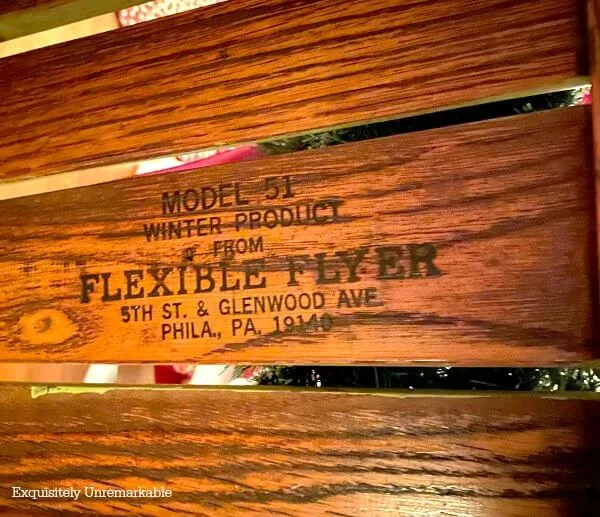 Flexible Flyer Model 51