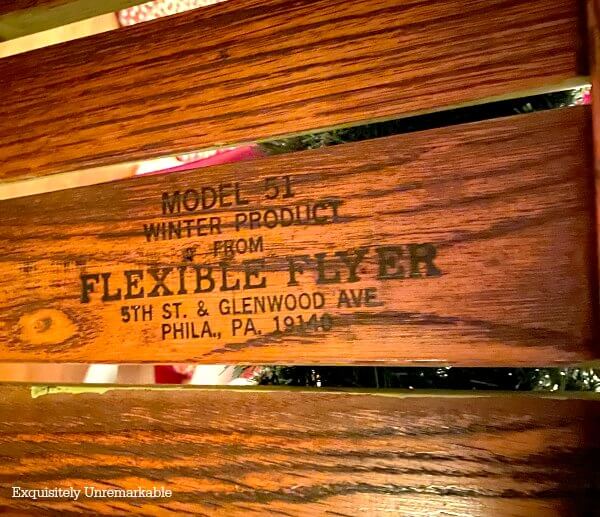 Flexible Flyer Model 51 Flexible Flyer Model 51