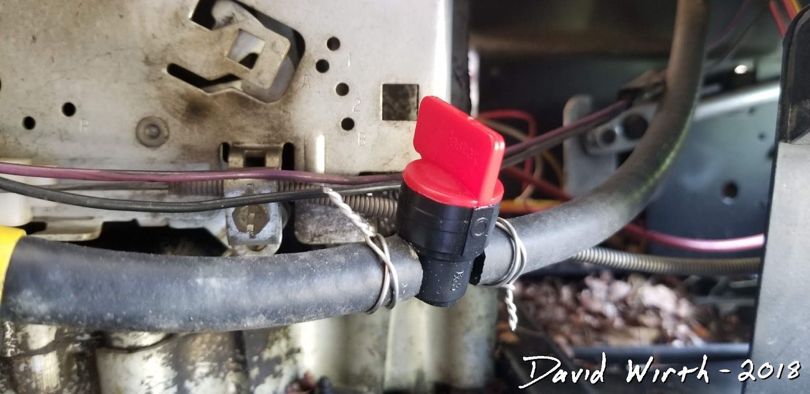 Riding Mower White Smoke from Engine