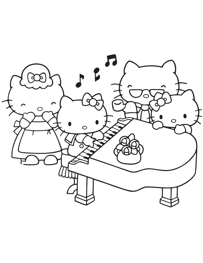 Cat Family Coloring Pages The Fourth Musketeer The answer you39ve been waiting for