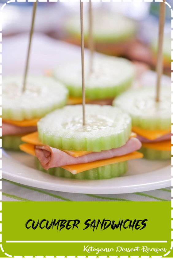 Cucumber Sandwiches - Healthy Food Delicious