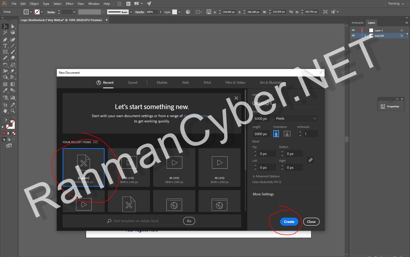 how to create a new document in adobe illustrator