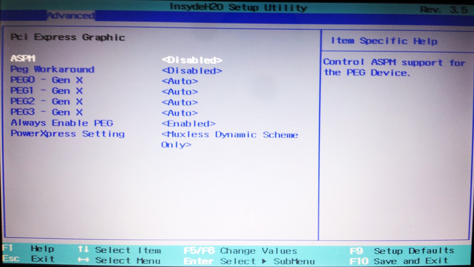 Insydeh20 Setup Utility Rev 5.0 Advanced Settings Insydeh20 setup utility hp unlock advanced options - hopperhor