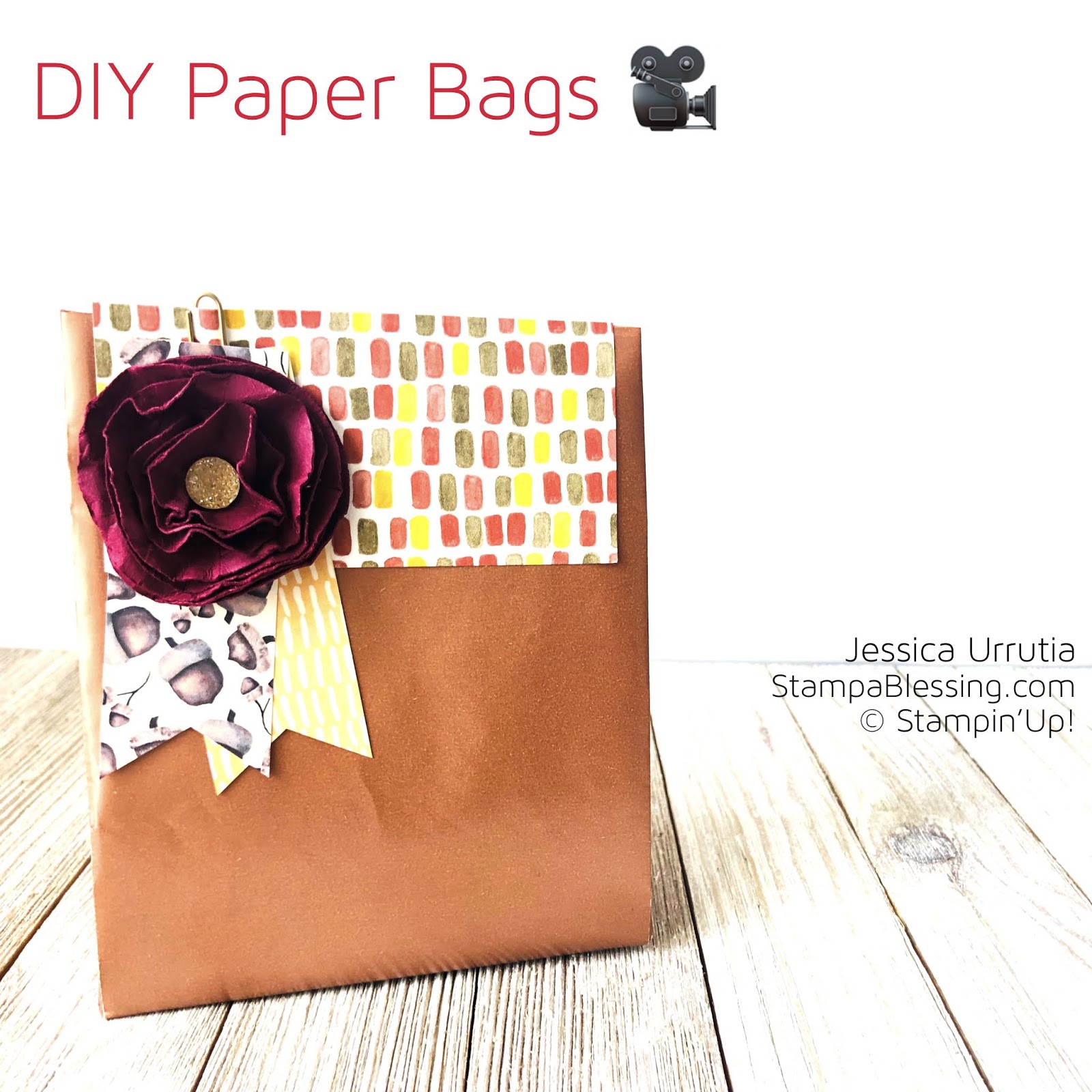 Stamp a Blessing: DIY Paper Bags Inspired by Paper Pumpkin