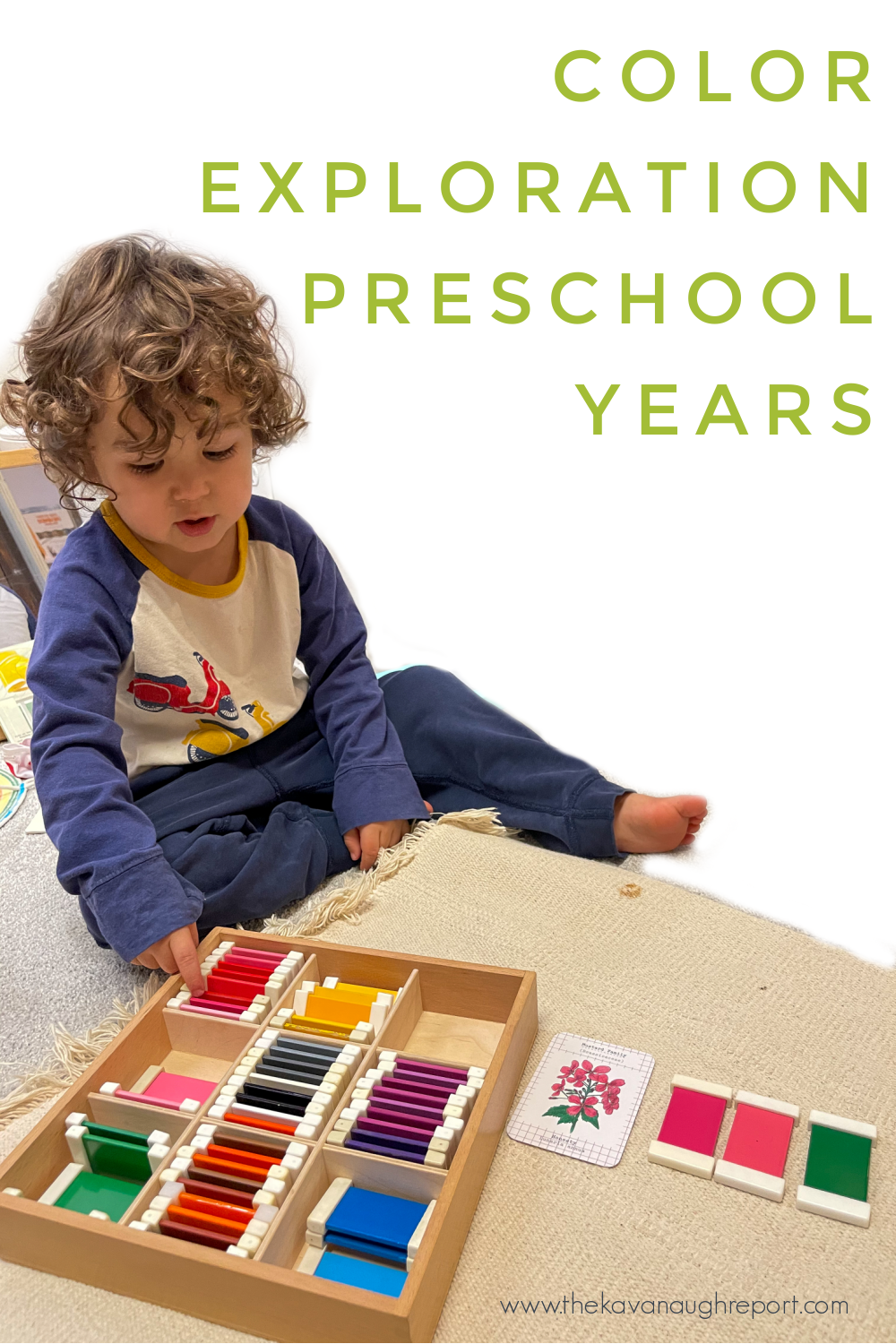 Montessori home. Here's a look at activity ideas for 4-year-olds that explore colors more deeply.