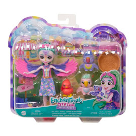 Enchantimals Finch City Tails, Main Street Family Pack Filla Finch Family Figure