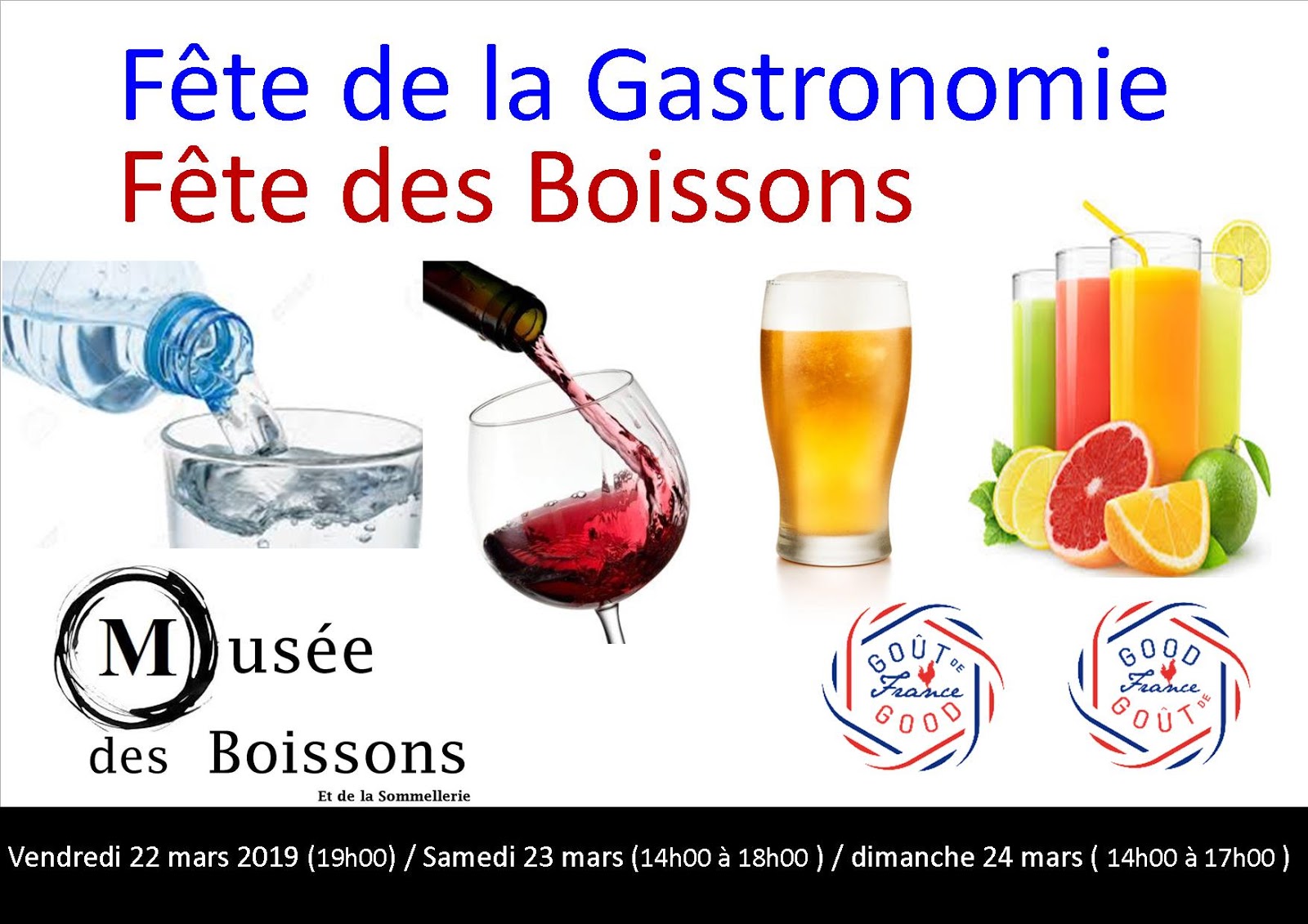 Blog du Musée des Boissons Goût de France 2019, au Musée des Boissons