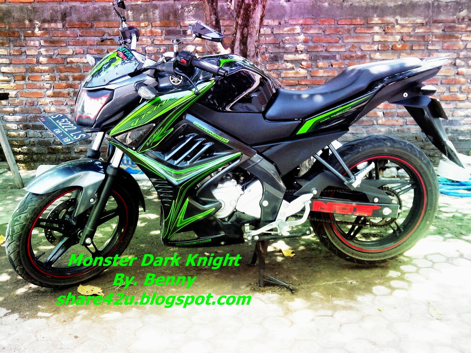 Koleksi Modifikasi New Vixion 2014 Black Terlengkap Pojok Otomania