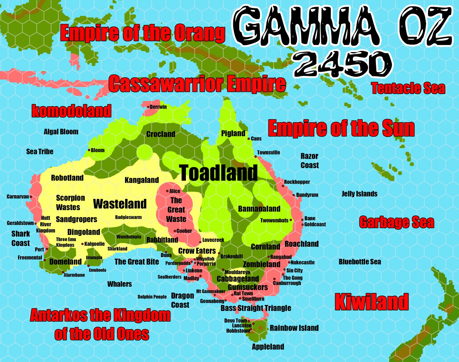 Elfmaids & Octopi: Gamma Oz 2450 Maps