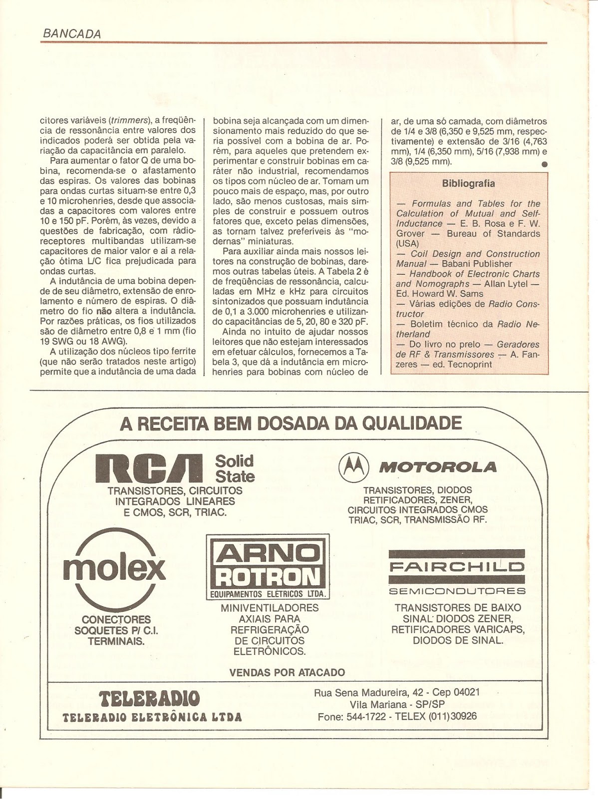PY2QA QUASE TUDO SOBRE BOBINAS (aut. APOLLON FANZERES) REVISTA NOVA