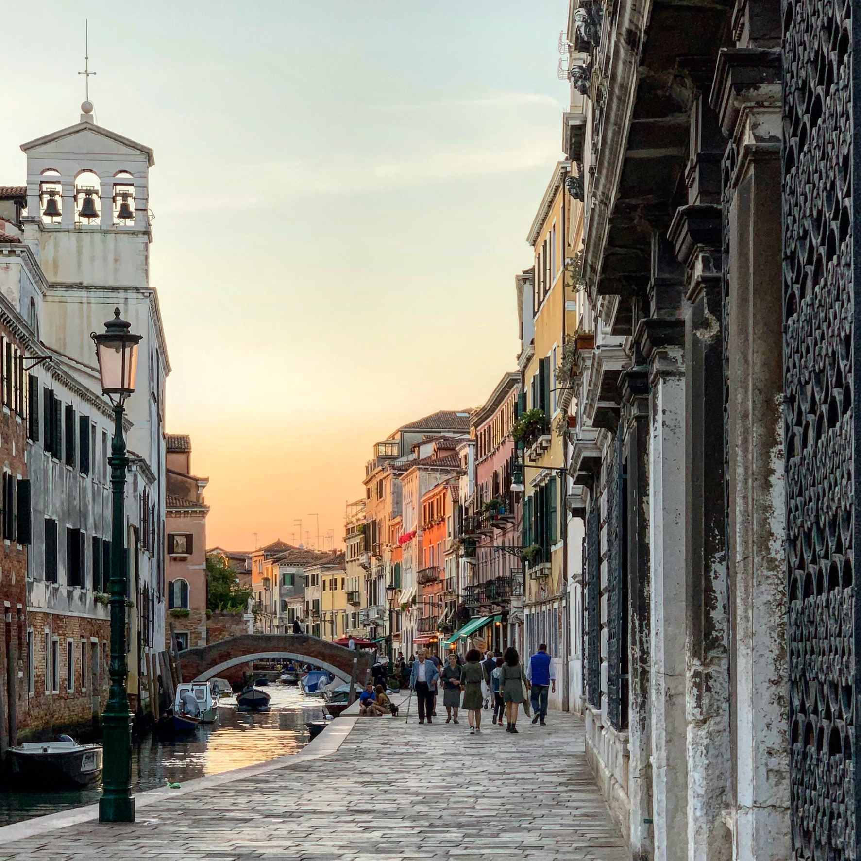 Sunset in Canareggio, Venice