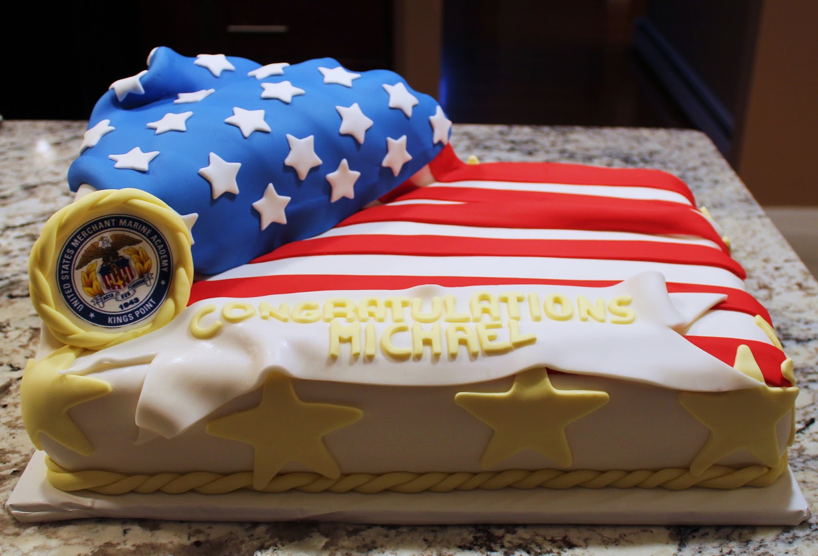 Creative Cakes by Lynn American Flag Cake