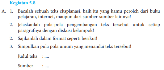 Jawaban Buku Bahasa Indonesia Kelas 8 Kegiatan 5 8 Hal 148 Jelaskanlah Pola Pengembangan Pentium Sintesi