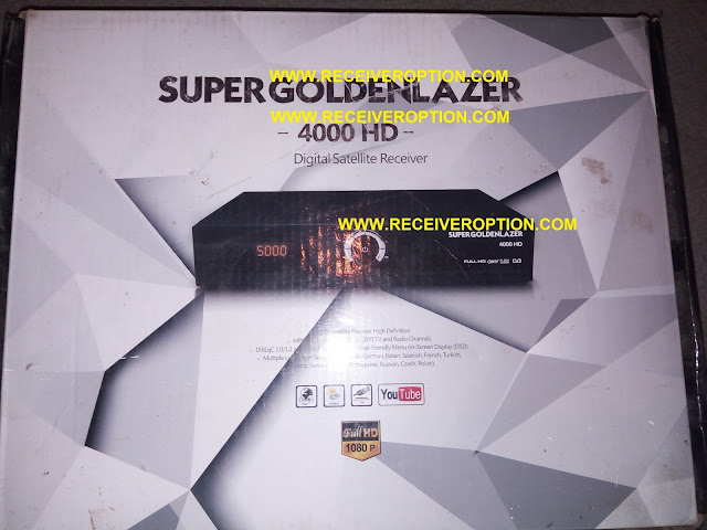 SUPER GOLDEN LAZER 4000 HD RECEIVER CCCAM OPTION