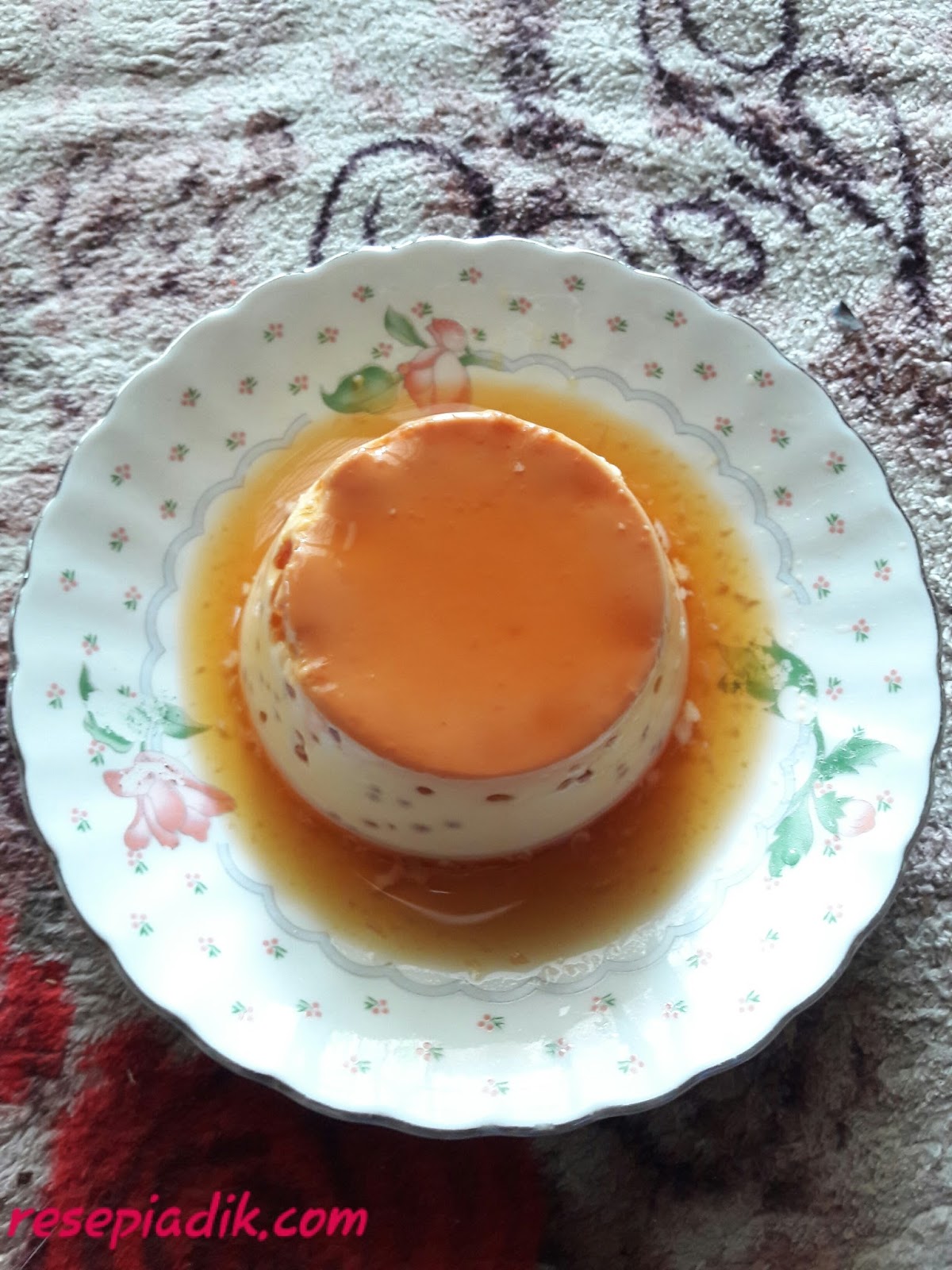 Resepi Puding Karamel Sedap Resepi Adik