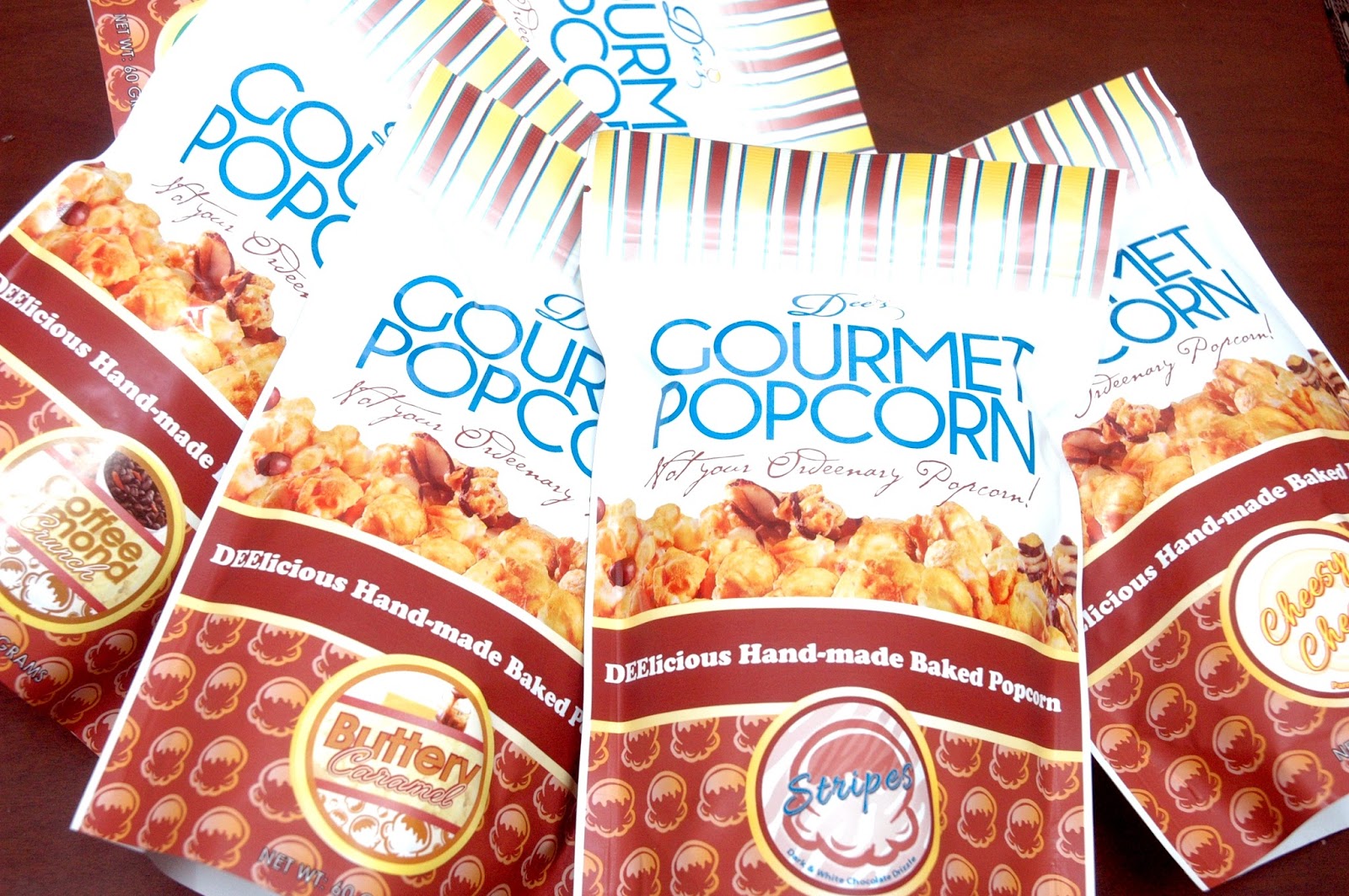 DUDE FOR FOOD Dee's Gourmet Popcorn Not Your Usual Popcorn.