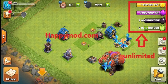 Clash Of Clans Mod Apk Unlimited Gems And Gold 100 Working