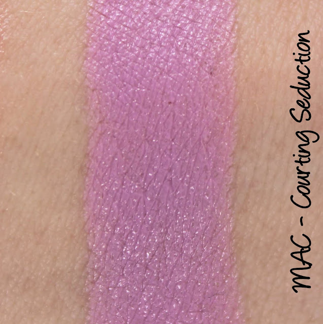 MAC Blue Nectar - Courting Seduction Lipstick Swatches & Review