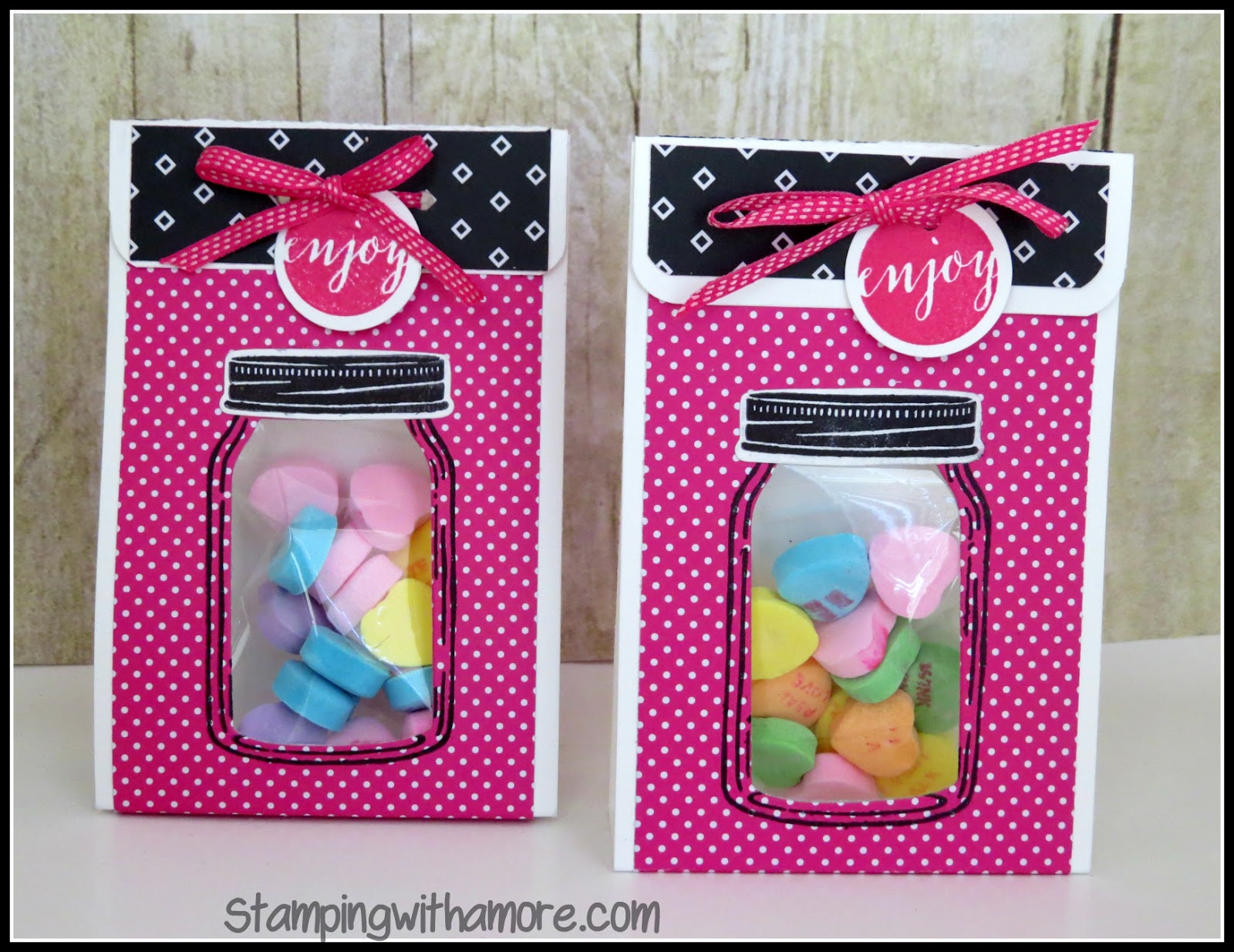 Stampingwithamore Quick & Easy Jar Treat Bag