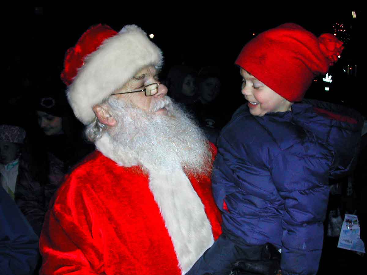 Springfield Vermont News Lighting of the Town Christmas Tree, 2012