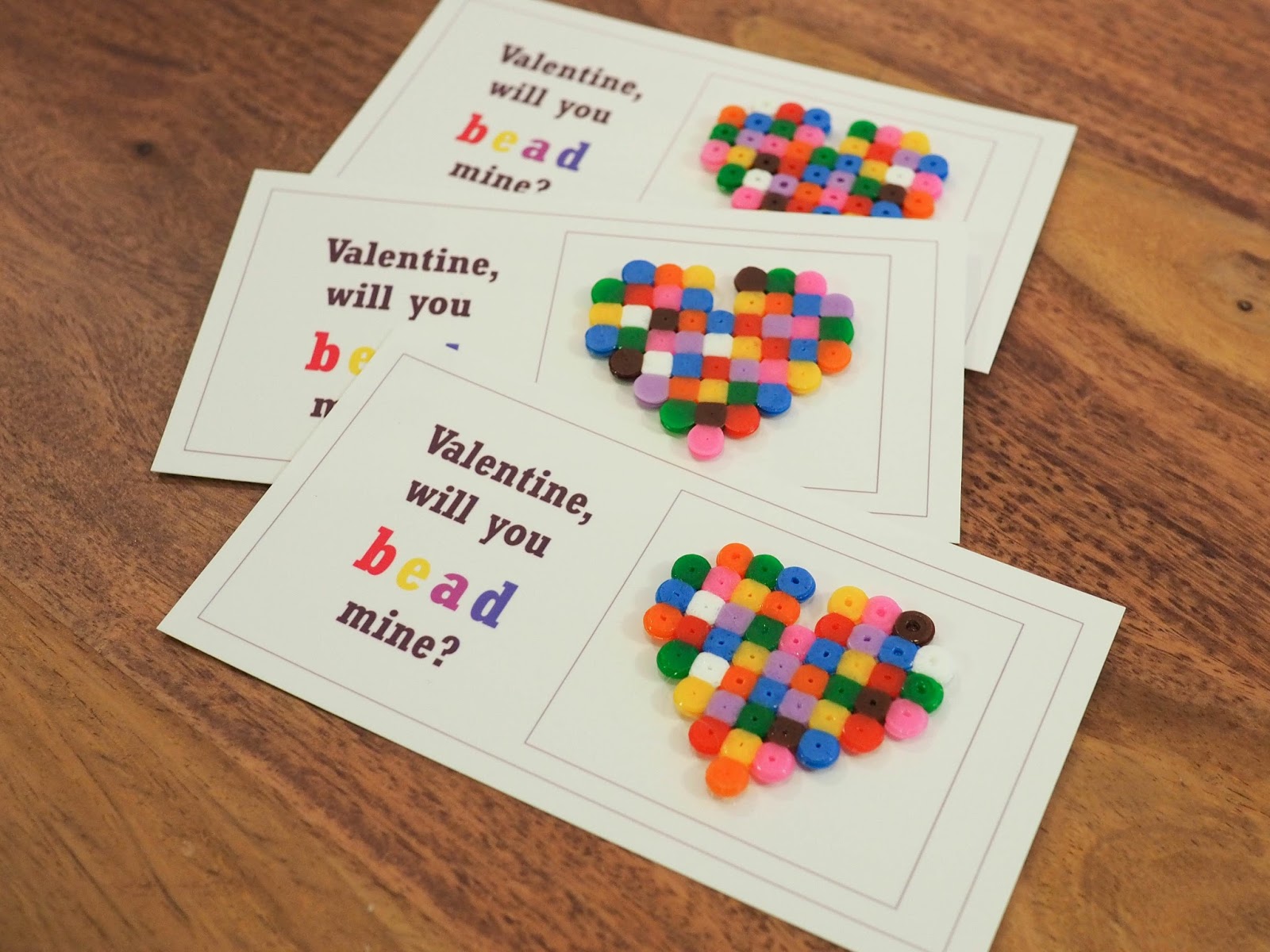 Little Hiccups: Valentine Bead Hearts