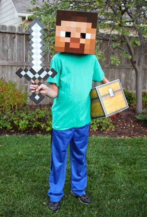 Homemade Steve Minecraft Costume