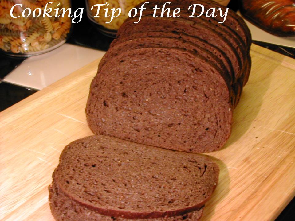 Cooking Tip of the Day What is Pumpernickel Bread?