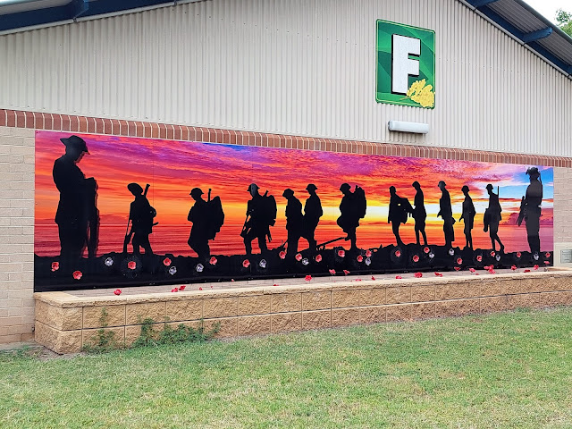 Wattle Grove Street ART | ANZAC Memorial Mural