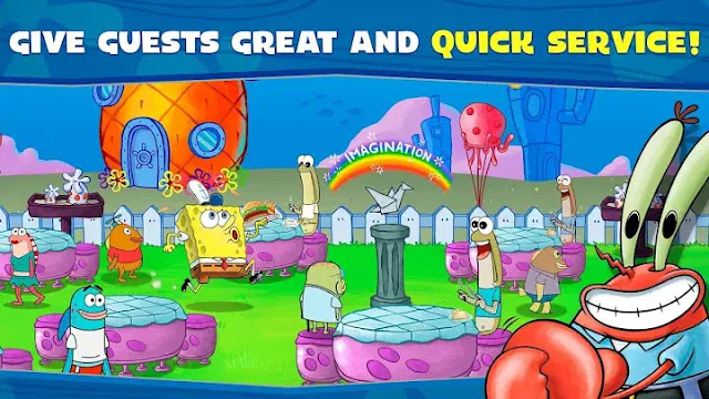 SpongeBob Krusty Cook-Off Game Features SpongeBob Krusty Cook-Off Game Features