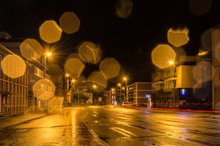 Citylights Lensflares Bokeh Lichtkunstfotografie Nachtfotografie