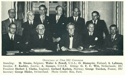 Officials at the 23rd International Skating Union Congress