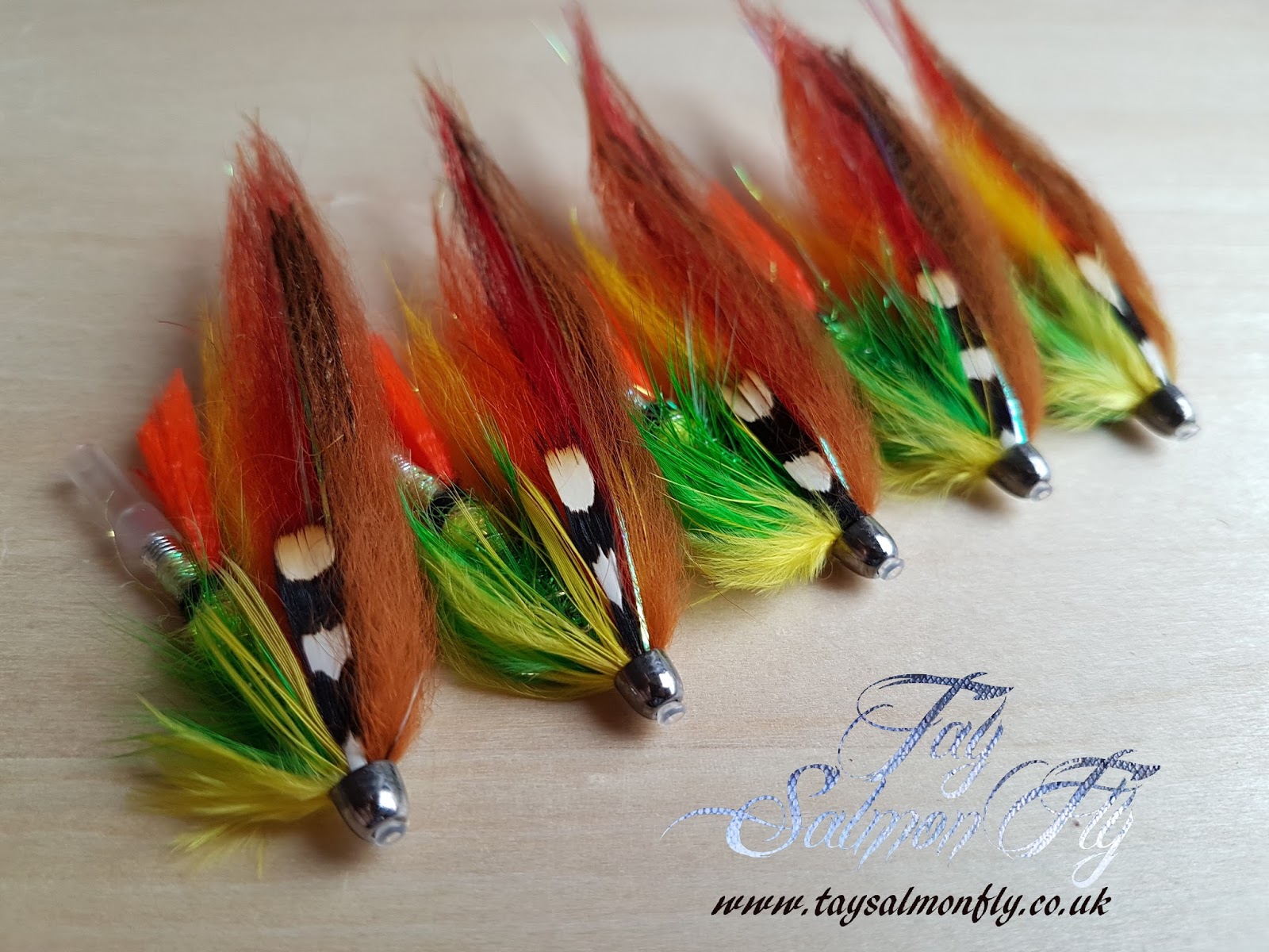 Salmon Fly Green Highlander Templedog Conehead Salmon Flies Tay