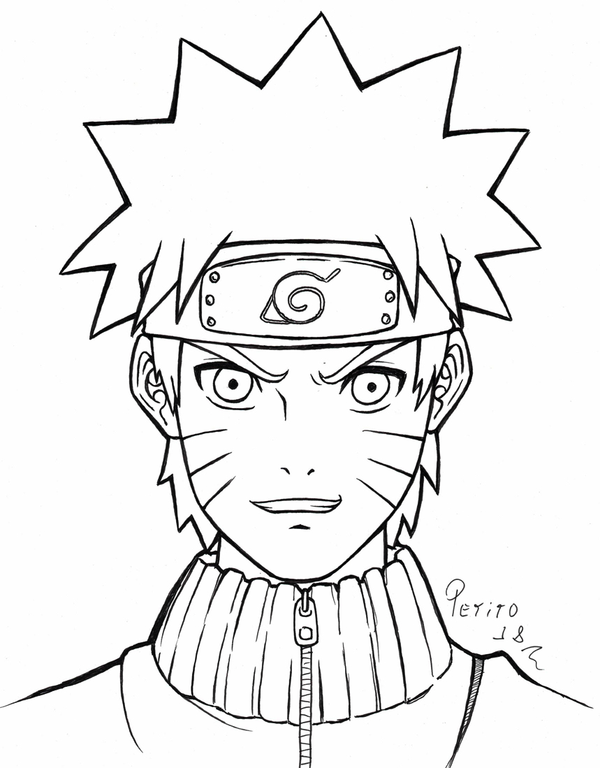 COMO DESENHAR O NARUTO FÁCIL 