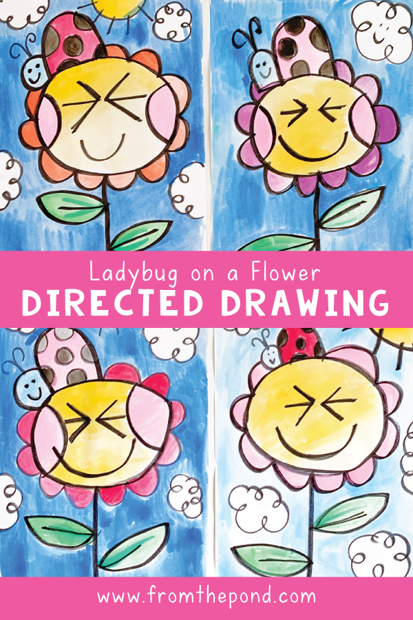 ladybug-on-a-flower-directed-drawing-from-the-pond