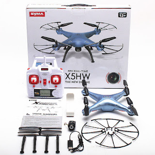 Drone Quadcopter Syma X5HW Wifi FPV Camera Altitude Hold New Sisa Stok