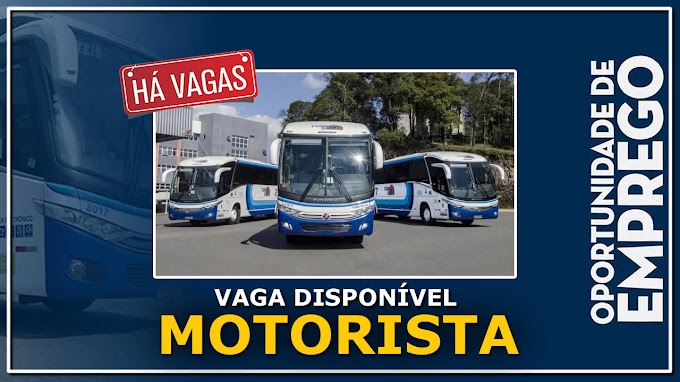 Turis Silva abre vagas para Motorista 