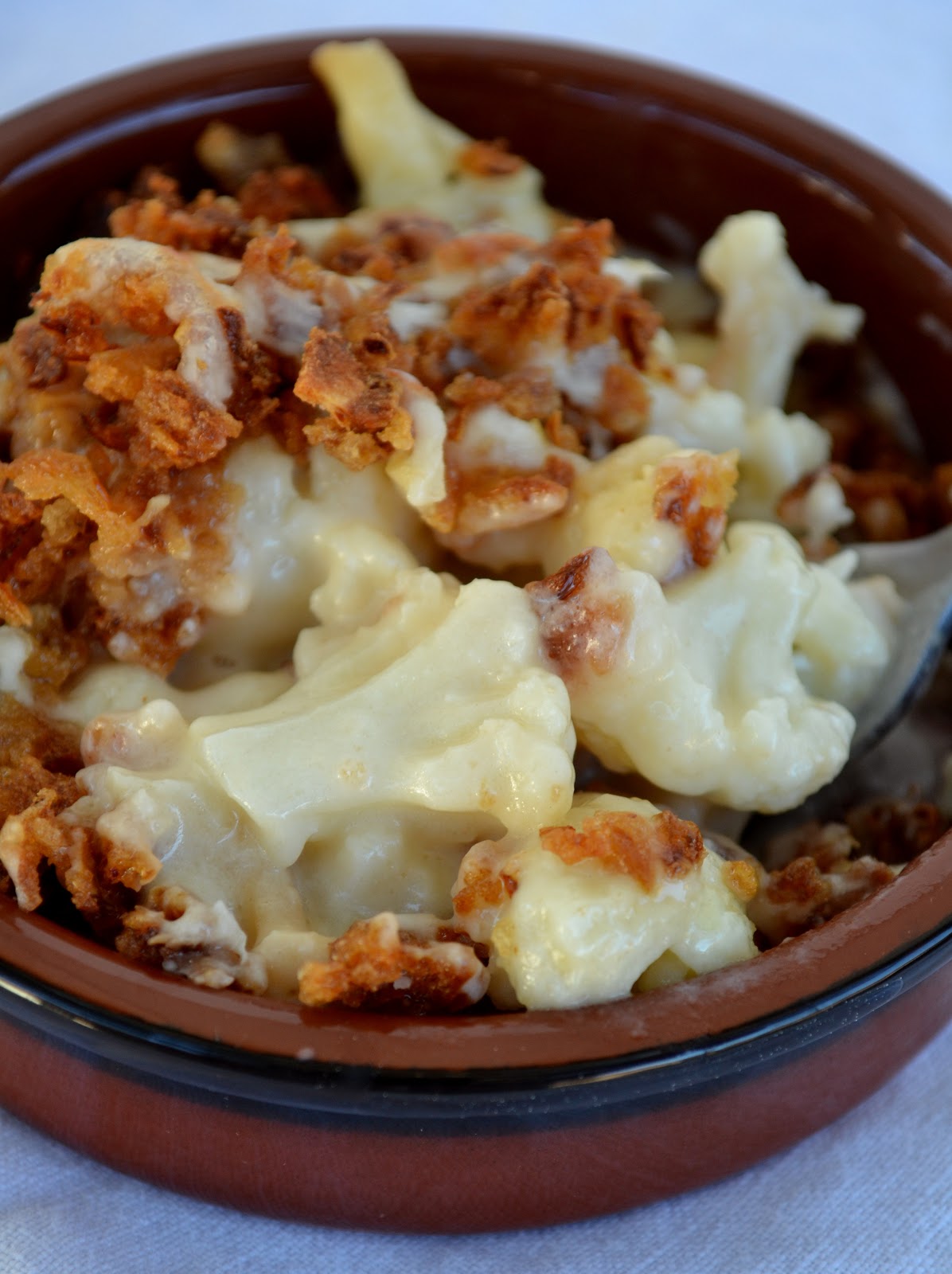 Holiday Side Dish French Onion Cauliflower Gratin