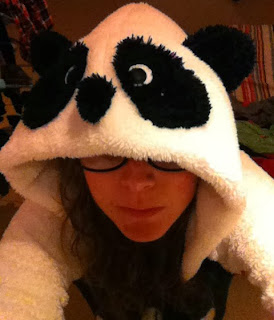 Christmas-Eve-Panda-Onesie-Selfie