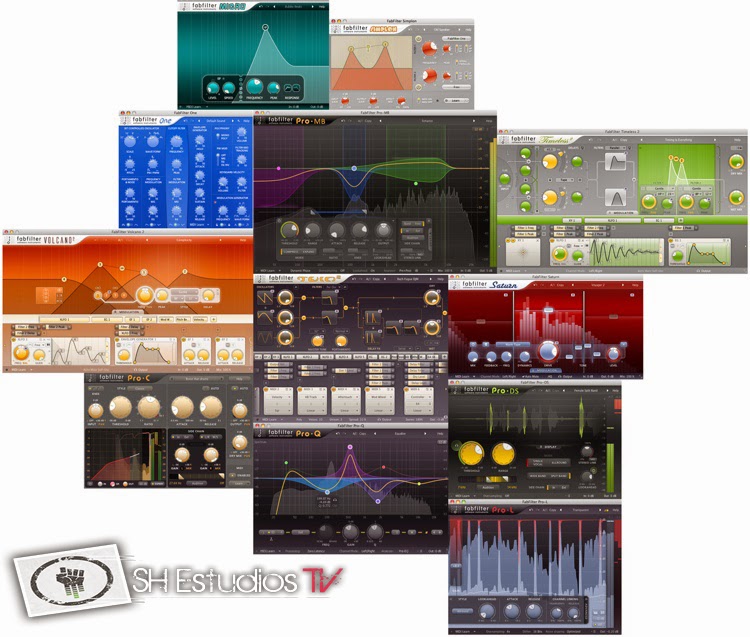 Plugins, Librerias y Software Fab Filter Pack Mega