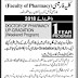 Federal Urdu University (FUUAST) admissions 2018 Pharm-D Up gradation Program