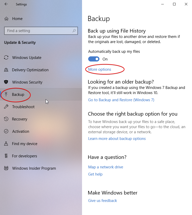 Checking Windows 10 Backup (File History) without Having to Restore