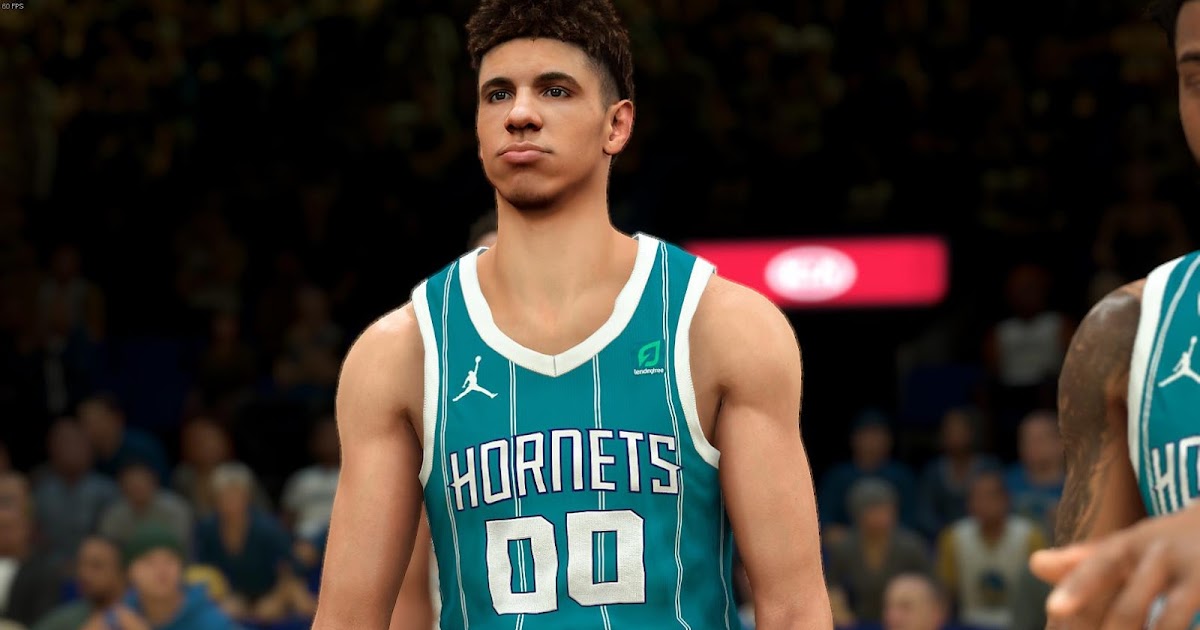 NBA 2K21 Lamelo Ball Cyberface and Body Model by Askin