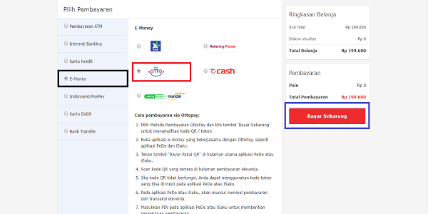 cara pembayaran di elevenia dengan aplikasi pede