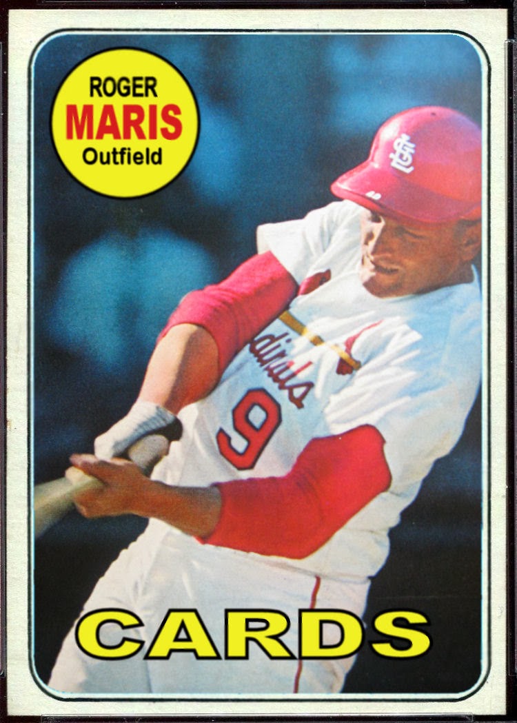 Cards That Never Were 1969 Topps Roger Maris 30 Tribute Card Project