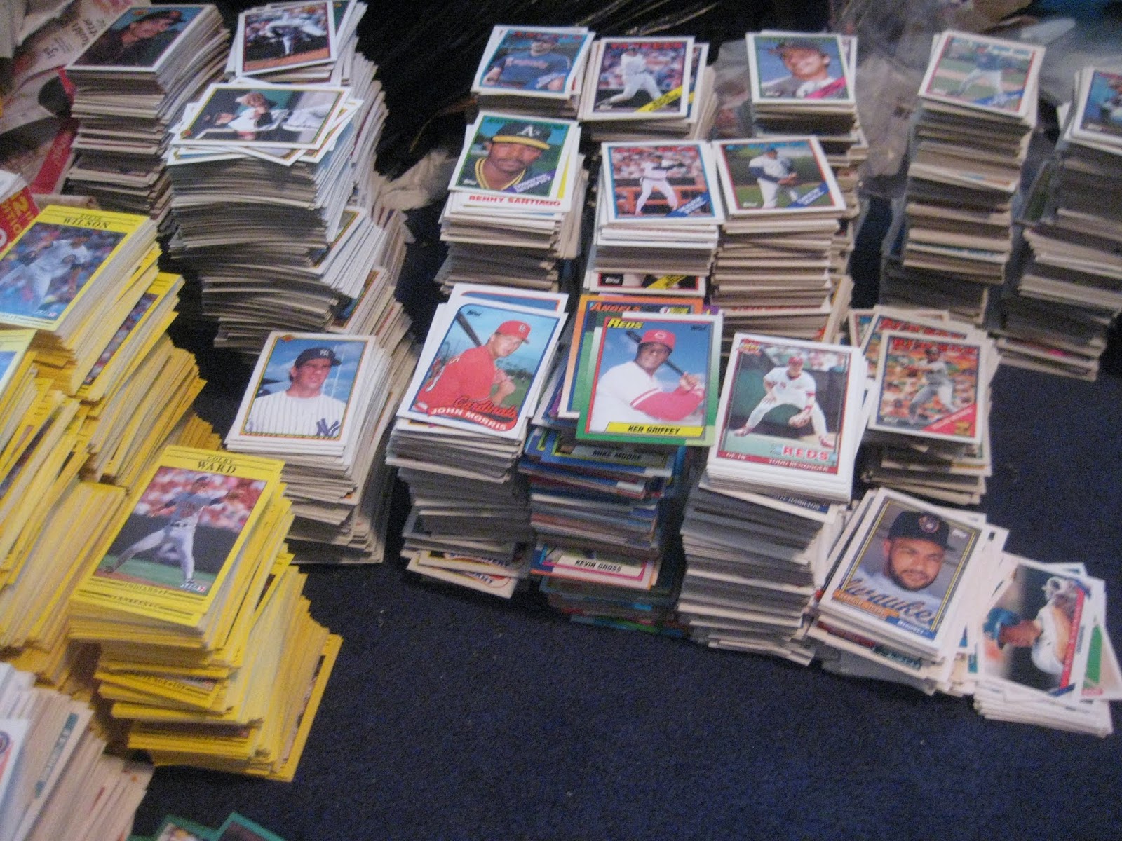 Baseball Cards Come to Life! Going through junk wax
